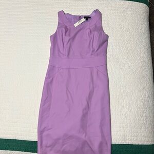 J. Crew Lavender Sleeveless Midi Dress